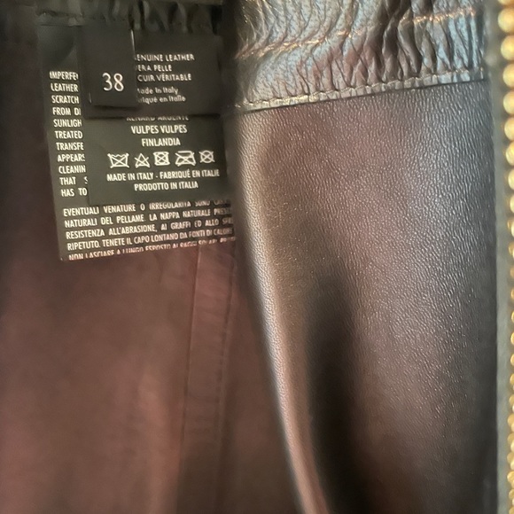 GUCCI  Leather black jacket, size IT38, XS - Picture 5 of 12